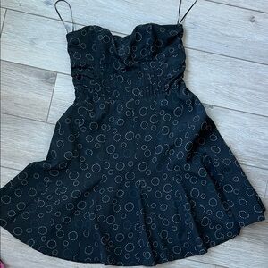 American Eagle Outfitters Black and Blue Dress